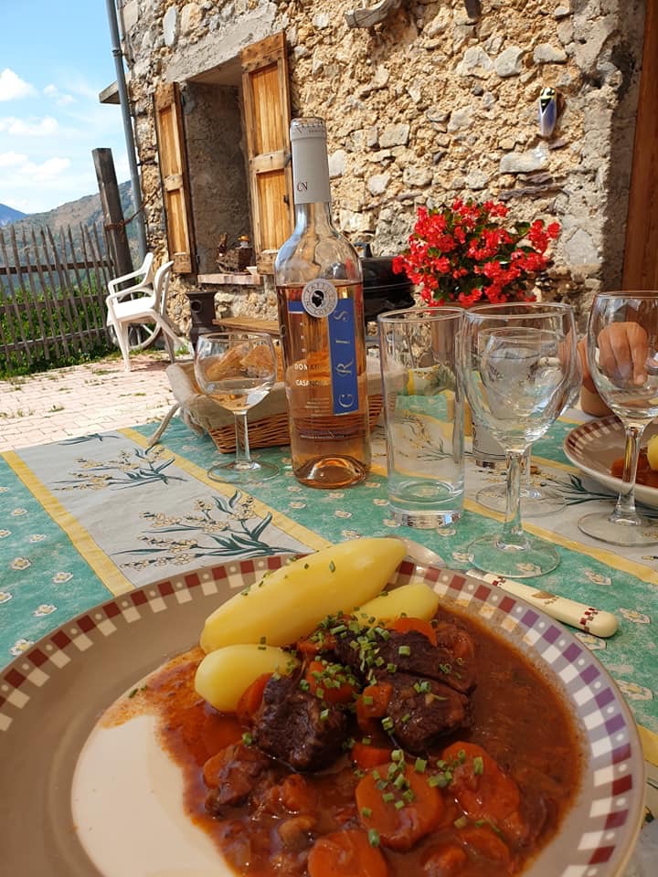 Repas au gite 